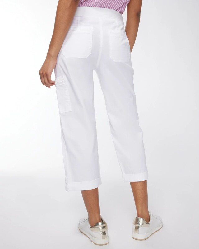 Poplin Cropped Pants - image 3